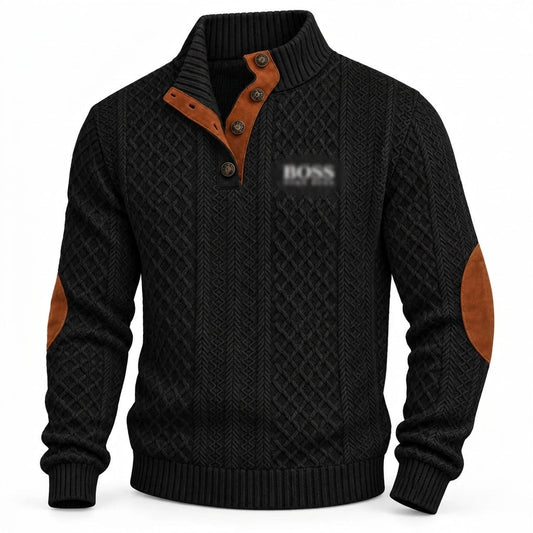 🔥 OFFERTA LIMITATA 2026 – Pullover Uomo in Maglia con Mezza Zip