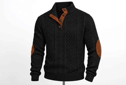 🔥 OFFERTA LIMITATA 2026 – Pullover Uomo in Maglia con Mezza Zip